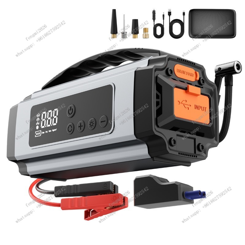 Car Portable Tire Inflator - Taşınabilir Araba Lastik Şişirme Pompası Acil