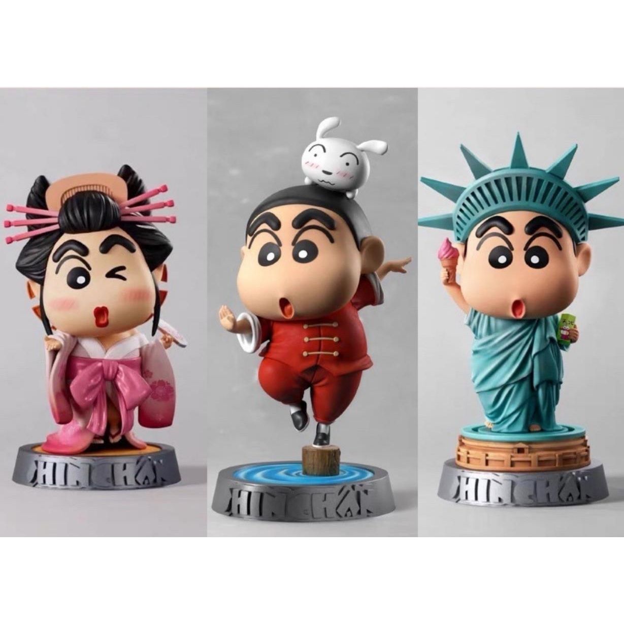 Car Accessories Papar - Crayon Shin-chan GK Dünya Turu Figürü,