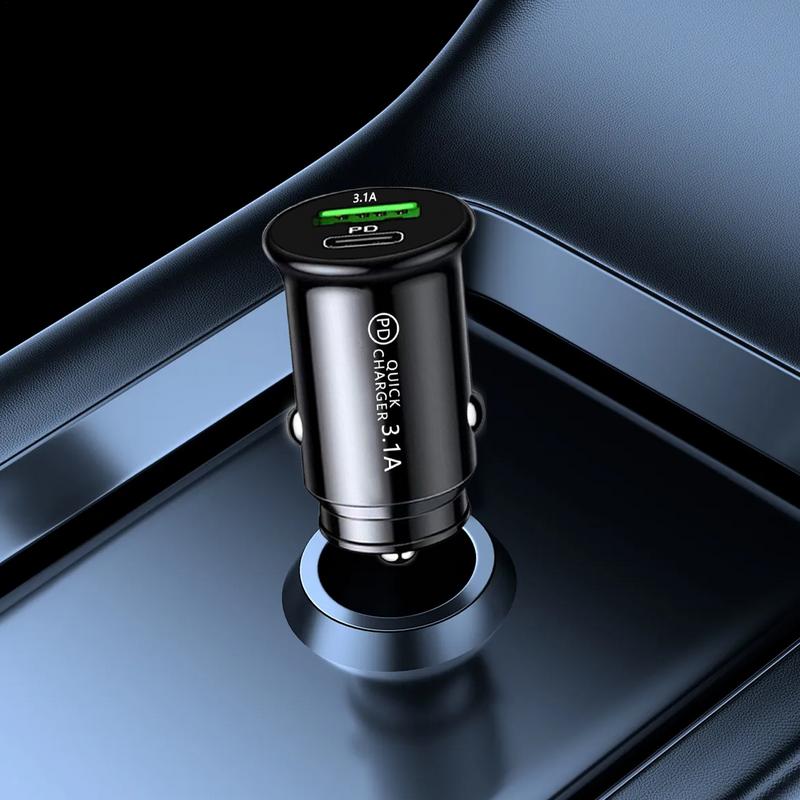 Car Accessories Qc - 3.1A Hızlı Araç Şarj Cihazları USB
