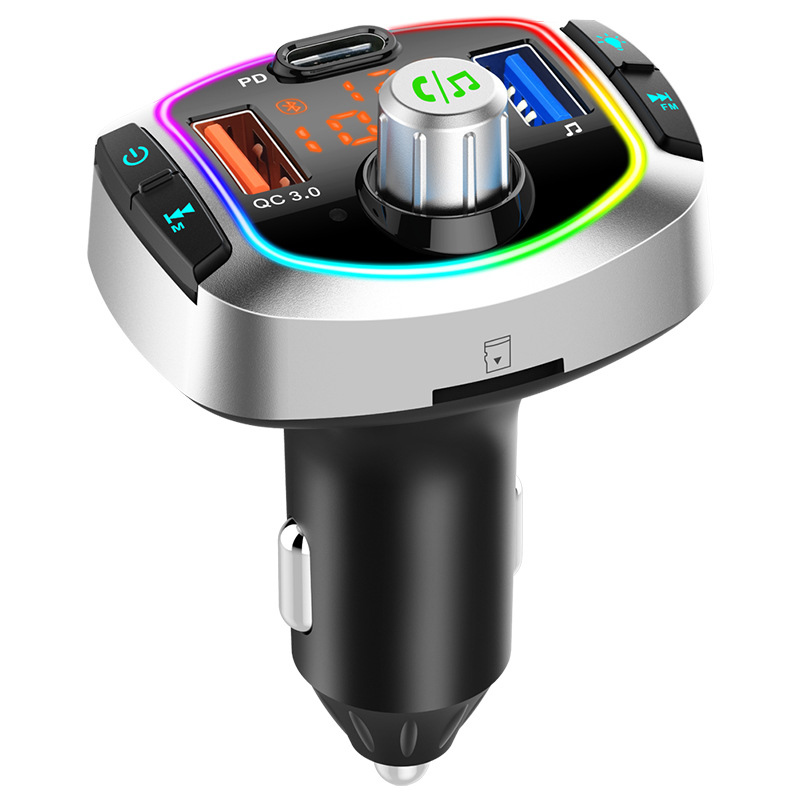 Car Accessories Qc - BC63 Bluetooth FM Verici Araba MP3