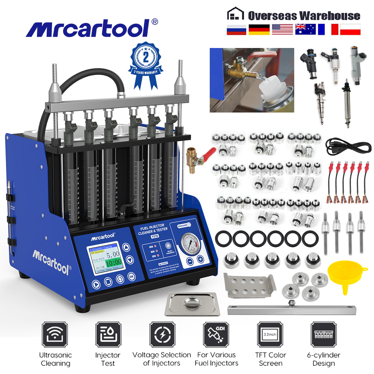 Fuel Injector Cleaner - MR CARTOOL V310 Yakıt Enjektör Temizleme