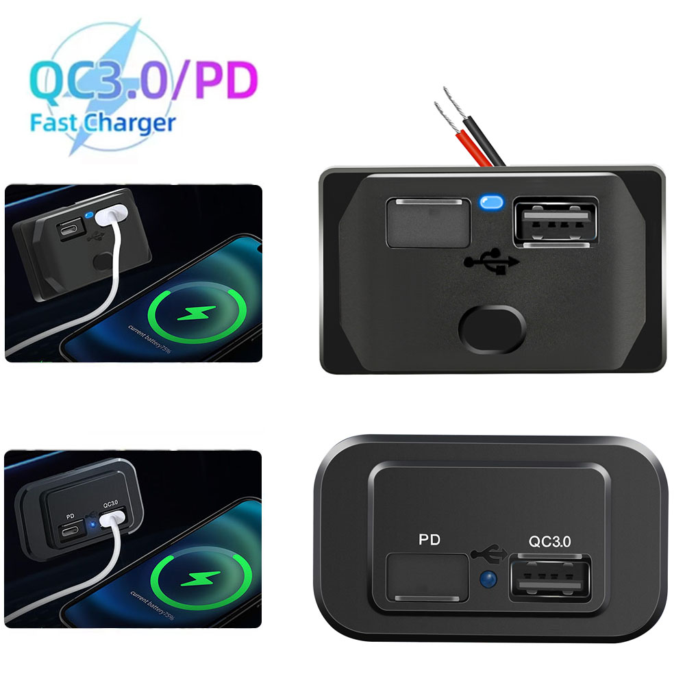 Car Accessories Qc - 12V-24V USB Hızlı Araç Şarj Çıkışı
