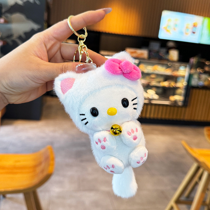 Car Accessories Papar - Kawaii HelloKitty Bell Kedi Kolye, Kedi
