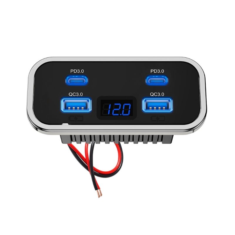 Car Accessories Qc - Duvara Montaj Aksesuarları USB Araç Şarj