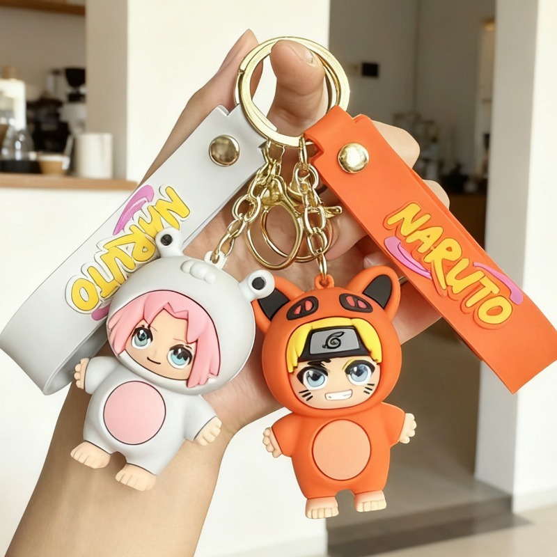 Car Accessories Company - Yeni Çizgi Film Naruto Q-versiyonu Anahtarlık