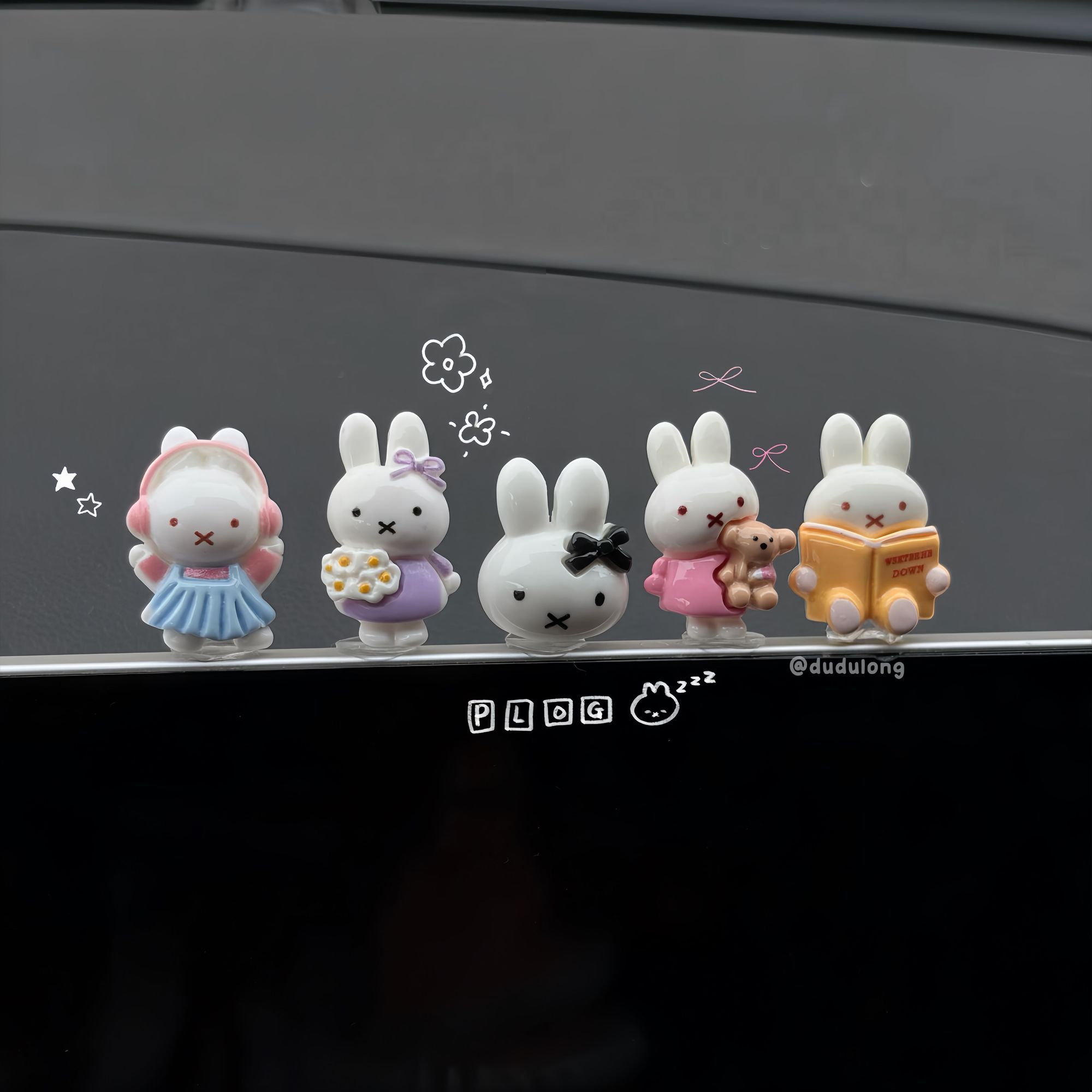 Kore Tarzı Çiçek Buketi Miffy  - Car Accessories Papar incelemesi ve fiyatı