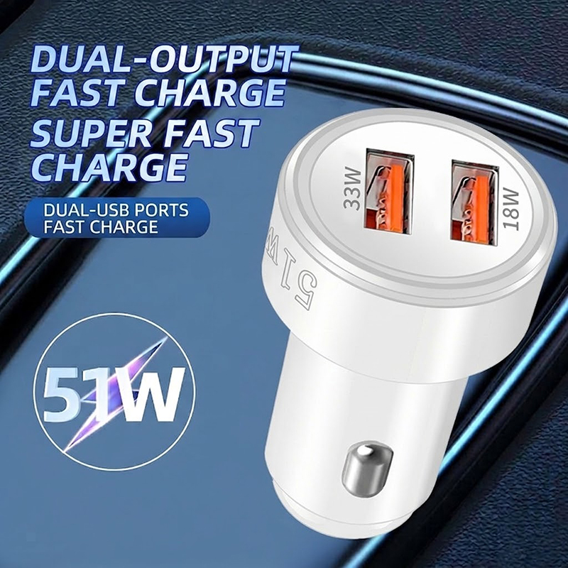 Hızlı Şarj 51W Çift Portlu USB - Car Accessories Qc incelemesi ve fiyatı