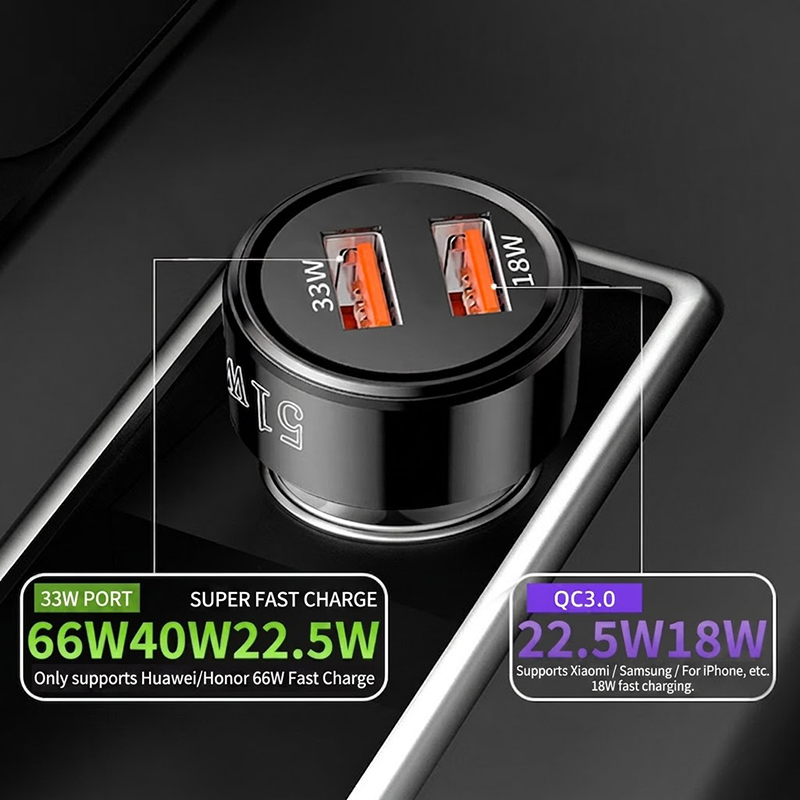 Hızlı Şarj 51W Çift Portlu USB - Car Accessories Qc incelemesi ve fiyatı