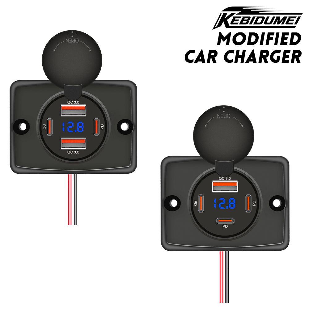 KEBIDUMEI PD + QC 4 Port Araç  - Car Accessories Qc incelemesi ve fiyatı