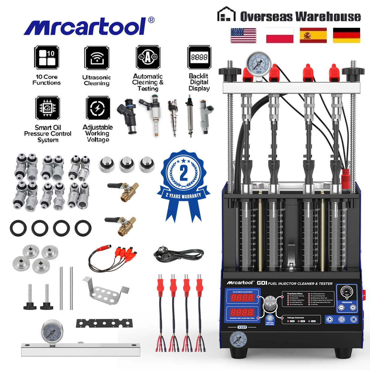 MR CARTOOL V209 GDI EFI FEI Pi - Fuel Injector Cleaner incelemesi ve fiyatı