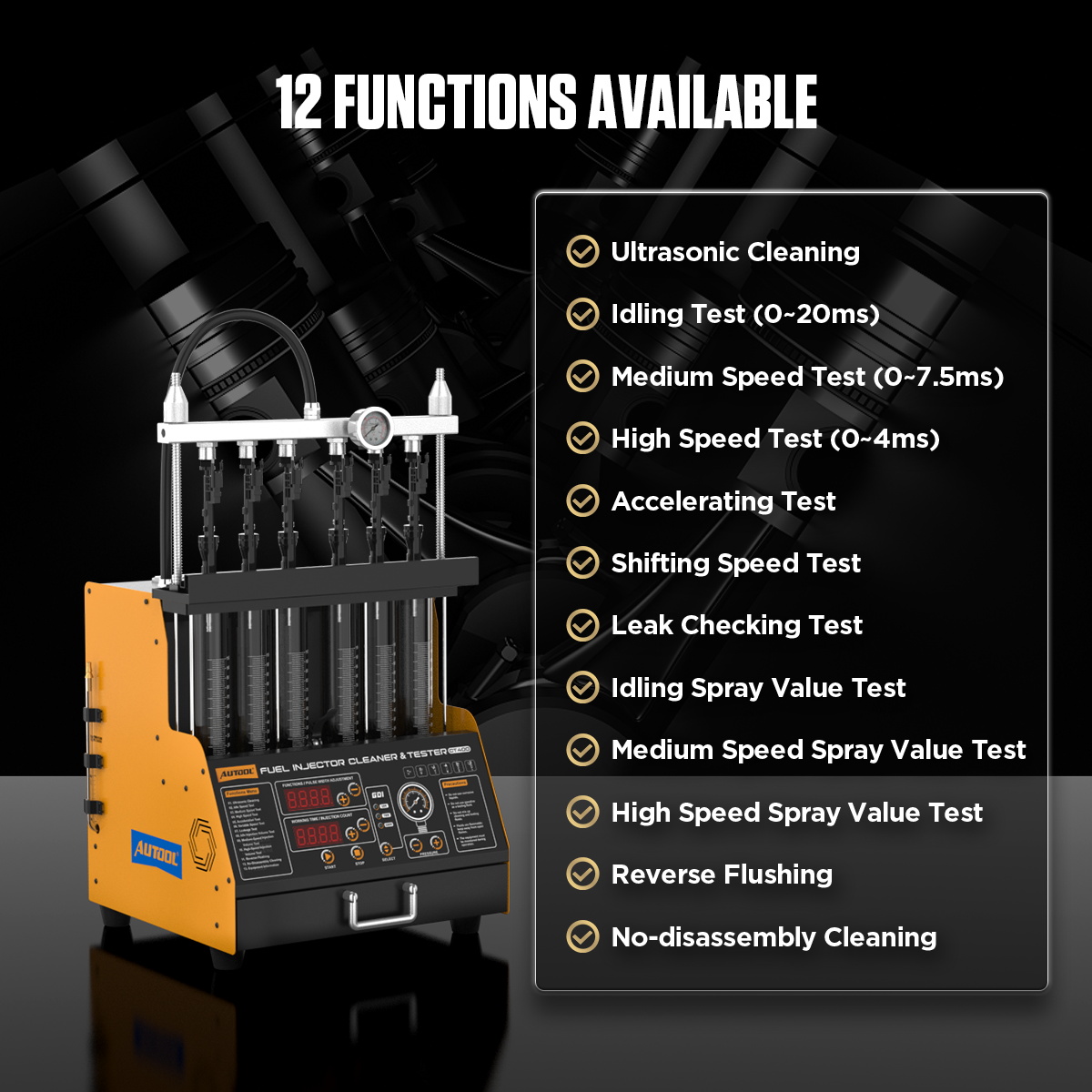 AUTOOL CT400 GDI EFI FEI Piezo - Fuel Injector Cleaner incelemesi ve fiyatı